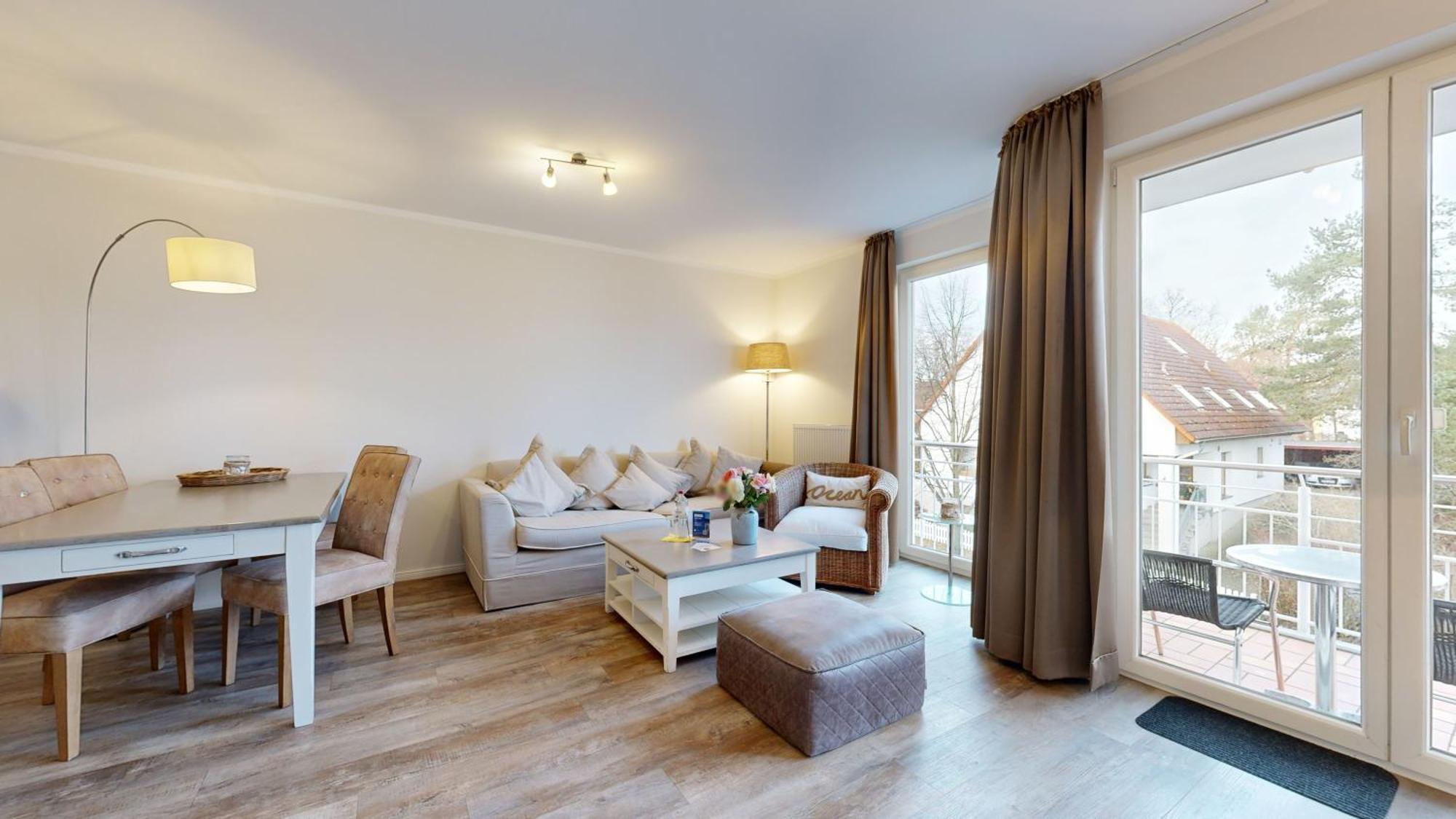 Strandnahe Mit Balkon, Residenz Bel Vital 04, Apartment Ostseebad Binz